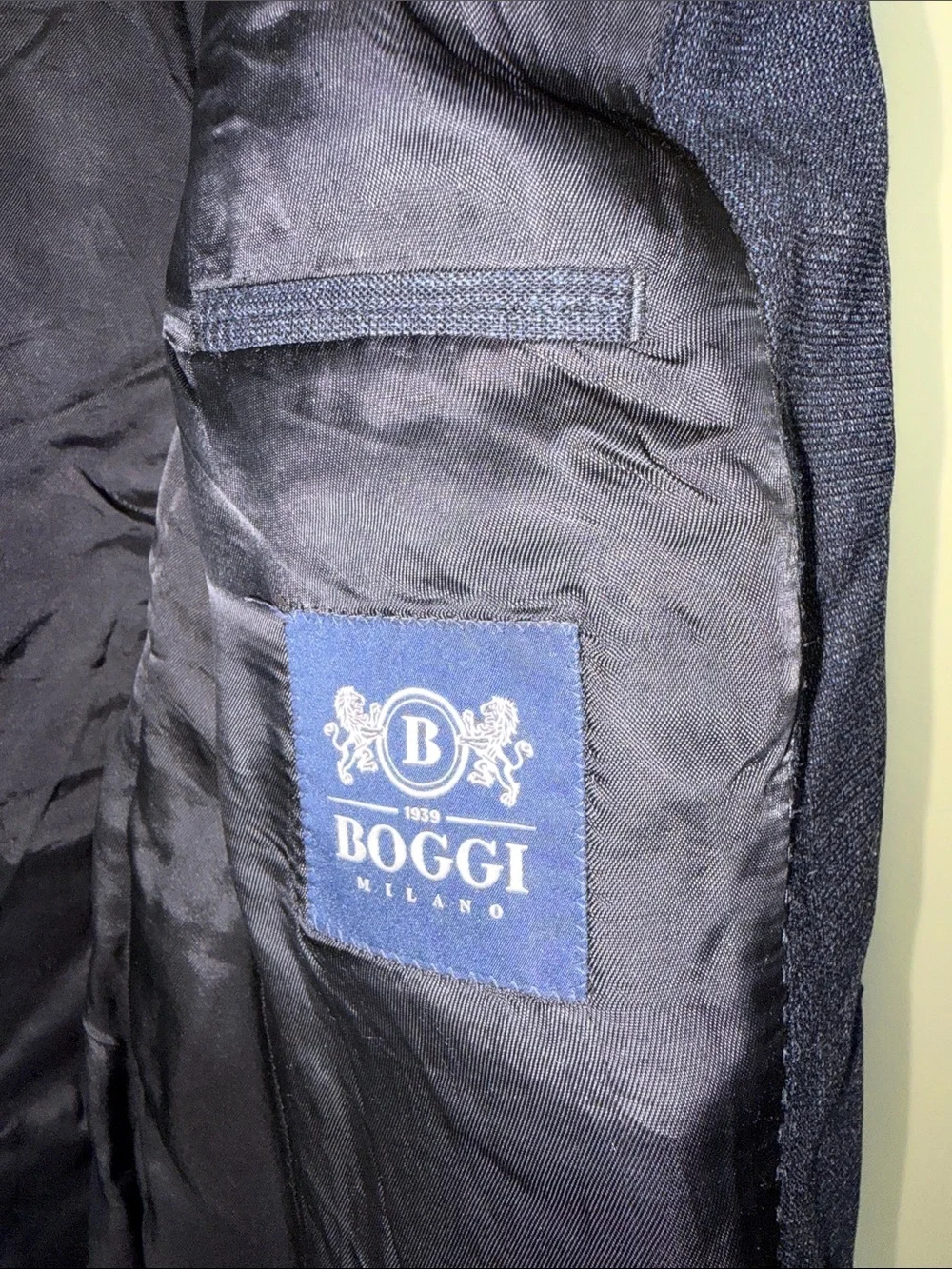 Boggi Milano Sport Coat Blazer, Blue/Gray 48R